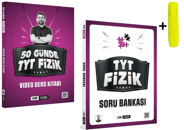 Vip Fizik TYT Video Ders Kitabı Ve Soru Bankası Seti VİP Fizik Yayınları ürün görseli