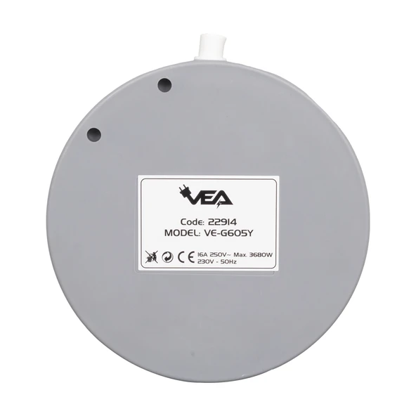 5Lİ ANAHTARLI 1.5 METRE GRUP PRİZ VE-G605Y (5232) - 2