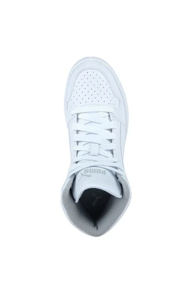 Puma Rebound Layup Sl Jr Unisex Beyaz Spor Ayakkabı 37048602 - Resim 4