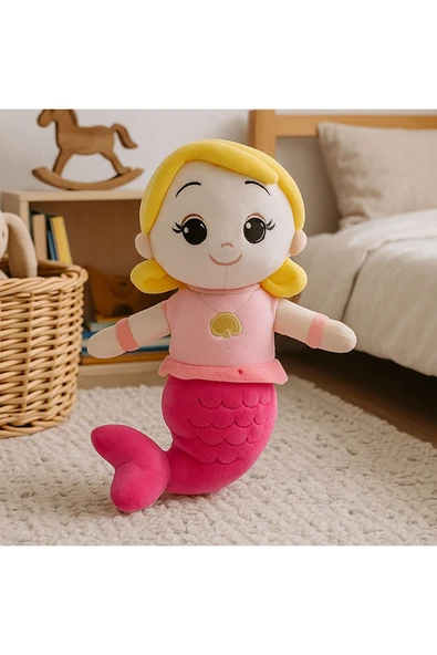 Deniz Kızı Peluş Oyuncak | 35 Cm Sevimli Denizkızı - Resim 3