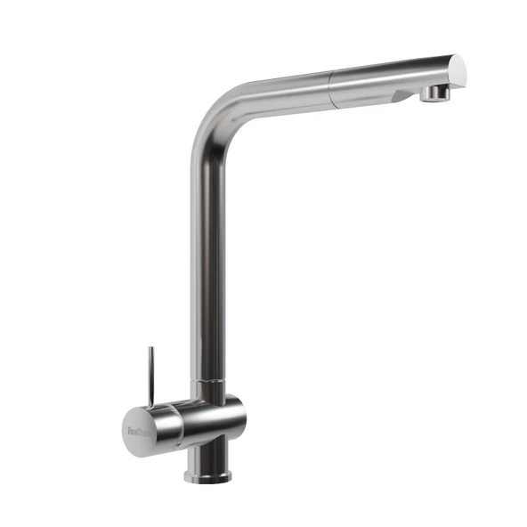 RealStone Sümela Spiralli Eviye Bataryası Krom