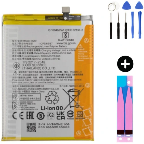 Xiaomi Redmi Note 11R BN5H Uyumlu A Kalite Batarya Pil + Montaj Seti