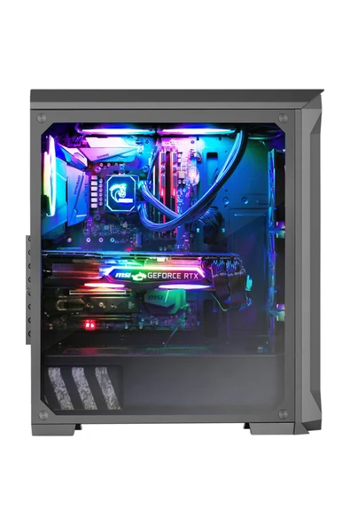 Green Z5 Surena 4x120mm Argb 1x3.0 2x2.0 Usb Gamıng Kumandalı Oyun Bilgisayar Kasası(PSU YOK) - 2