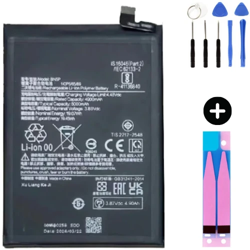 Xiaomi Redmi Note 13 4G BN5P Uyumlu A Kalite Batarya Pil + Montaj Seti
