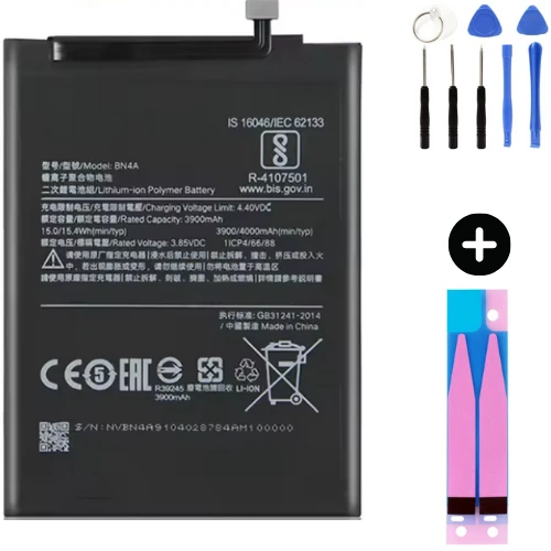Xiaomi Redmi Note 7 BN4A Uyumlu A Kalite Batarya Pil + Montaj Seti