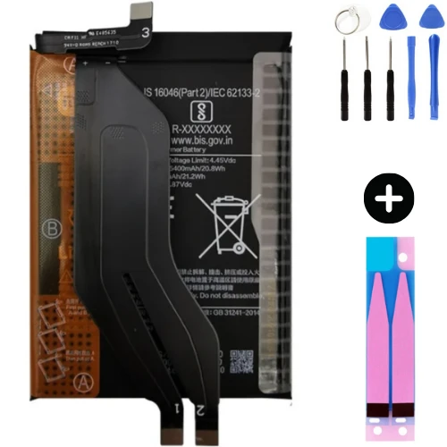 Xiaomi Redmi K50 Pro BM5D Uyumlu A Kalite Batarya Pil + Montaj Seti