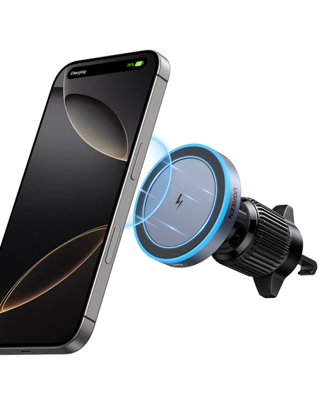 UGREEN 15W Magsafe Kablosuz Araç İçi Manyetik Hızlı Şarj Cihazı, 35029 - 2