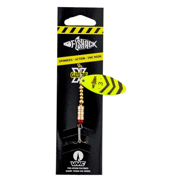 Döner Kaşık - Fishack GlideX - Neon Flash - 7g - No:3 - Alabalık/Turna/Levrek Olta Kaşığı - Resim 3