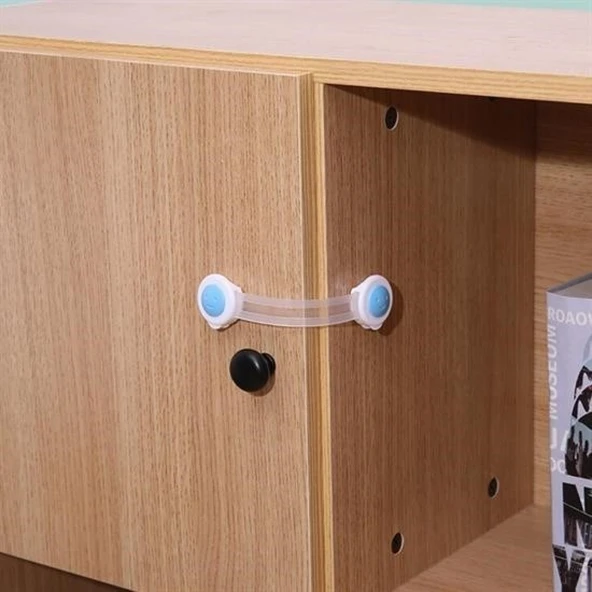 Buffer® Bebek Ve Çocuklar İçin Dolap Çekmece Emniyet Güvenlik Kilidi - Resim 2