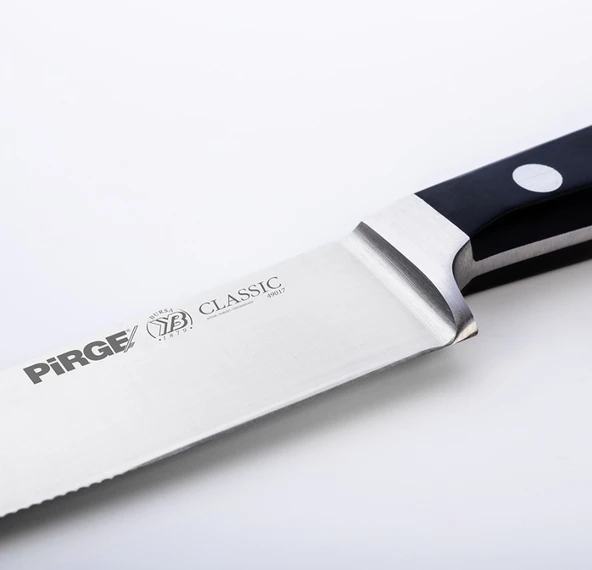 Pirge Classic Geniş Steak Bıçağı 49017 12cm Siyah