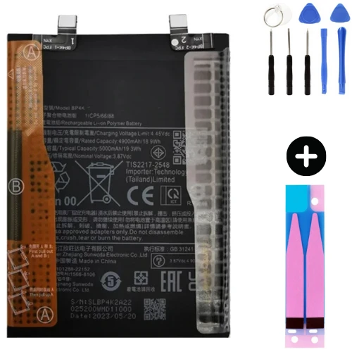 Xiaomi Redmi Note 12 Pro 4G BP4K Uyumlu A Kalite Batarya Pil + Montaj Seti