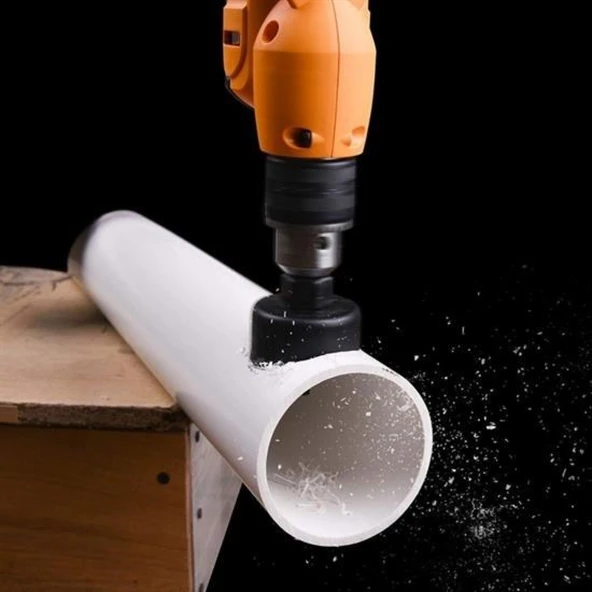 Buffer® 6 Parça Demir Ahşap Alçıpan Delme Buat Açma Seti - 4