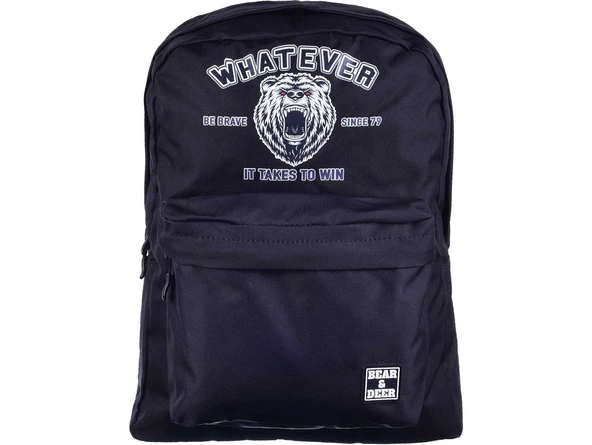 Bear & Deer Unisex What Ever Tek Gözlü Sırt Çantası BD-CN0191