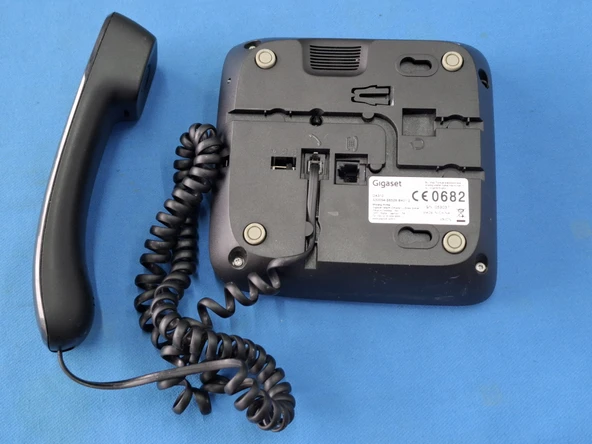 Gigaset DA310 Duvar Tipi Masaüstü Telefon Siyah - 3