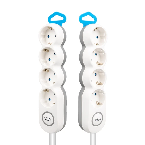 4LÜ 1.5 METRE KABLOLU ANAHTARLI GRUP PRİZ (5232) - 2
