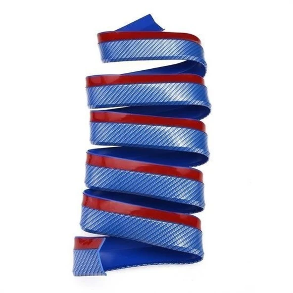 Buffer® Mavi 2,5 Metre Araba Oto Ön Tampon Koruyucu Kauçuk Pratik Tampon Şerit Bant Döşeme Kiti - Resim 4