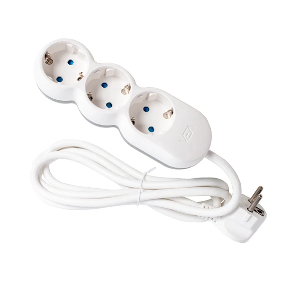 3LÜ 2 METRE KABLOLU GRUP PRİZ (5232) - 1