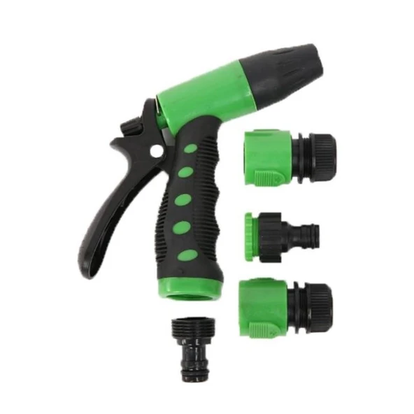 Buffer® 2 Fonksiyonlu 5li Bahçe Tarla Otomatik Sulama Tabancası Seti Hortum Bağlantısı Aparatı - 5