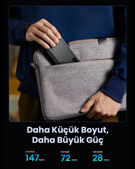 UGREEN 20.000 mAh PD 3.0 Hızlı Şarj Powerbank 1xUSB-C, 2xUSB-A, 25683 - 7