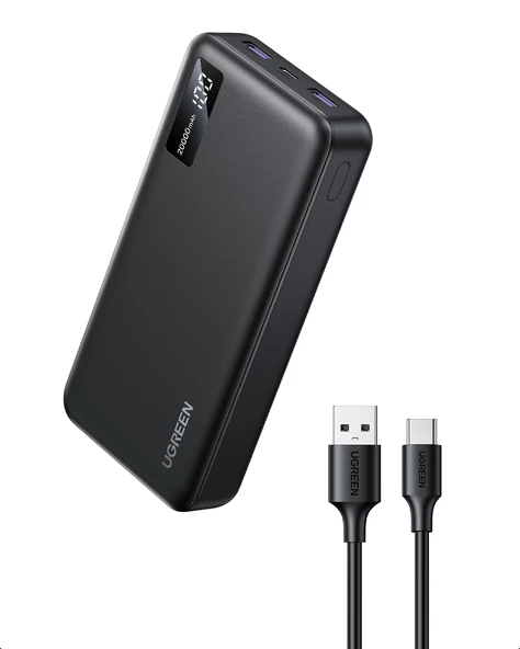 UGREEN 20.000 mAh PD 3.0 Hızlı Şarj Powerbank 1xUSB-C, 2xUSB-A, 25683 - 3