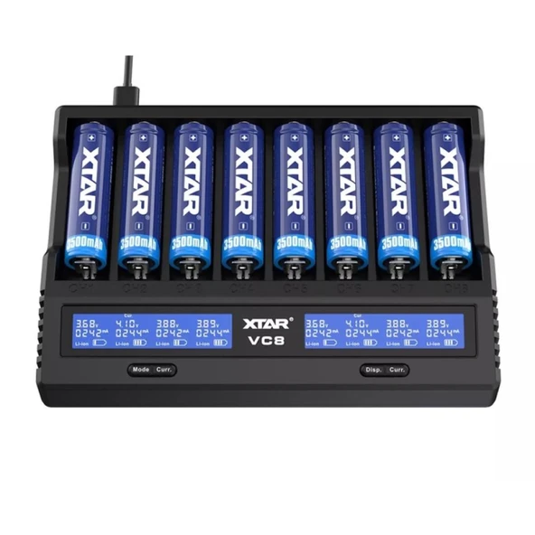 Vc8 Sekizli Li-ion / Nı-cd / Nı-mh Pil Şarj Cihazı Tg-53-vice/(1395) 3536 ürün görseli