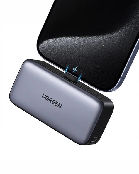 UGREEN 5.000 mAh 20W Taşınabilir Standlı Powerbank Siyah, 35338 - 3