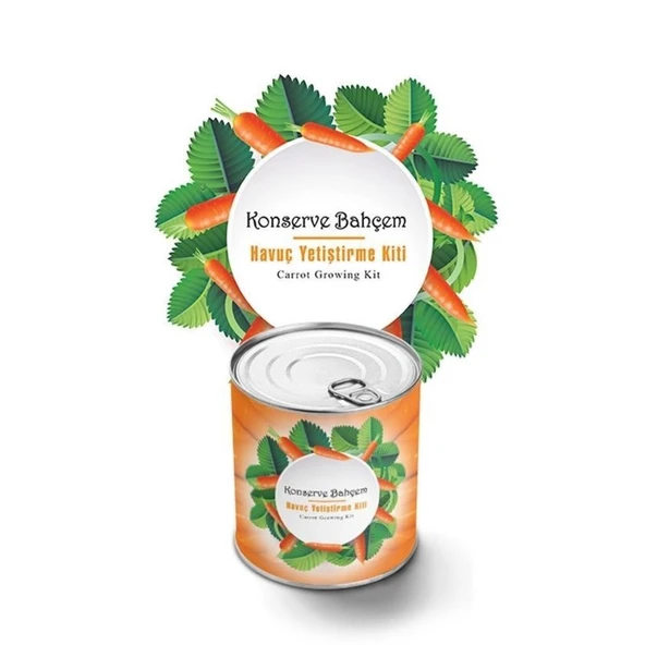 Buffer® Konserve Bahçem Evde Konservede Havuç Yetiştirme Büyütme Kiti - Resim 2