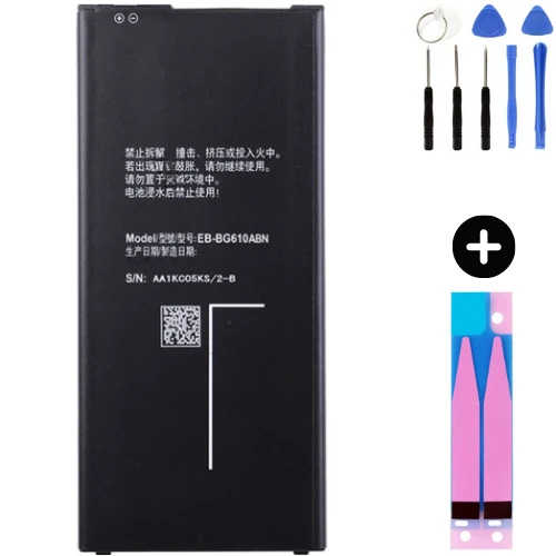 Samsung Galaxy J7 Max SM-G615 Uyumlu A Kalite Batarya Pil + Montaj Seti - 1
