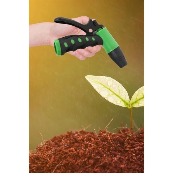 Buffer® 2 Fonksiyonlu 5li Bahçe Tarla Otomatik Sulama Tabancası Seti Hortum Bağlantısı Aparatı - 7