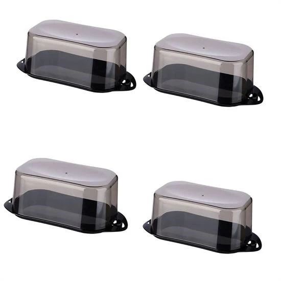 Kilitli Plastik Kapaklı Kahvaltılık Tereyağlık Peynirlik Erzak Saklama Kabı Ap-9428 - Resim 7