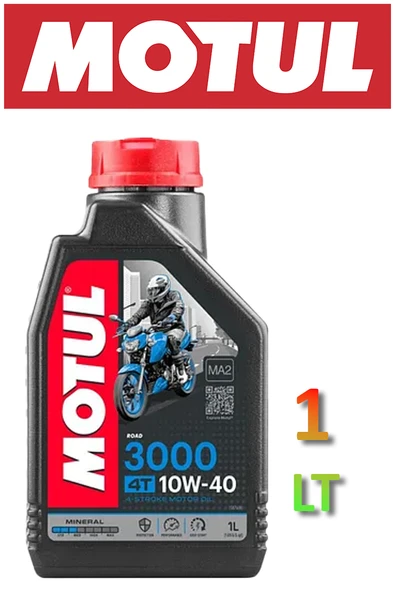Motul 3000 10W-40 4T 1 lt Mineral Motosiklet Yağı