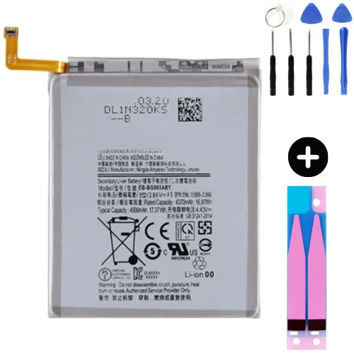 Samsung Galaxy S20 Plus G985f Uyumlu A Kalite Batarya Pil + Montaj Seti