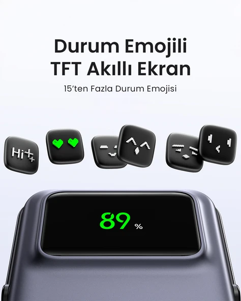 UGREEN Uno MagSafe Wireless 5.000 mAh 20W Hızlı Şarj Powerbank, Siyah, 35605B - 6