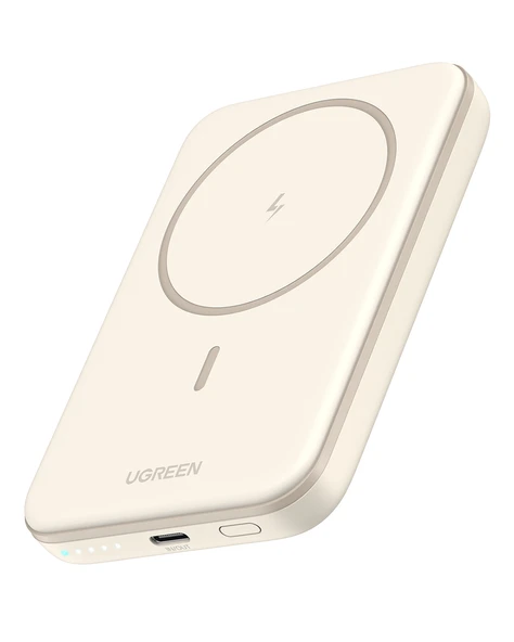 UGREEN 5.000 mAh MagSafe 15W Wireless Powerbank Bej, 25207 - 2