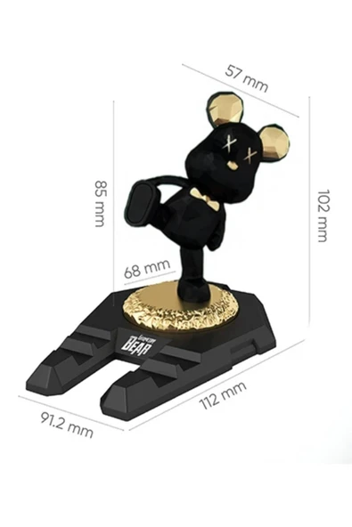 Ayıcıklı Telefon ve Tablet Standı Masa Üstü Telefon ve Tablet Tutucu Aparatı - Resim 8