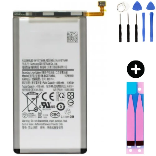 Samsung Galaxy S10 Plus G975f Uyumlu A Kalite Batarya Pil + Montaj Seti