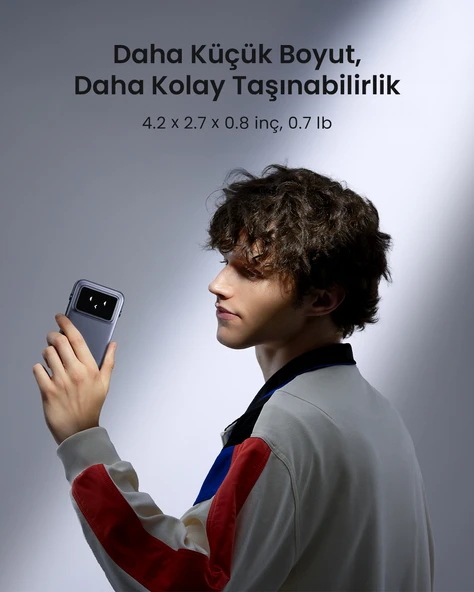 UGREEN Uno MagSafe Wireless 5.000 mAh 20W Hızlı Şarj Powerbank, Siyah, 35605B - 7