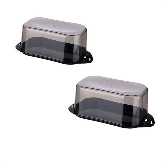 Kilitli Plastik Kapaklı Kahvaltılık Tereyağlık Peynirlik Erzak Saklama Kabı Ap-9428 - Resim 6