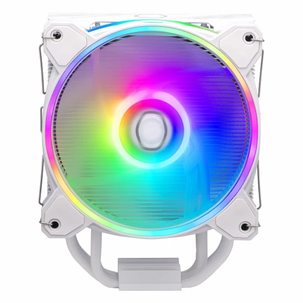 Cooler Master Hyper 212 Halo ARGB AM5/1700P Beyaz İşlemci Hava Soğutucu ürün görseli 1