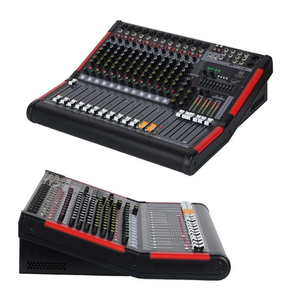 Maxword DC12-PRO 2x99 DSP Efekt Ses Mikseri 12 Kanal Deck Mixer - 3