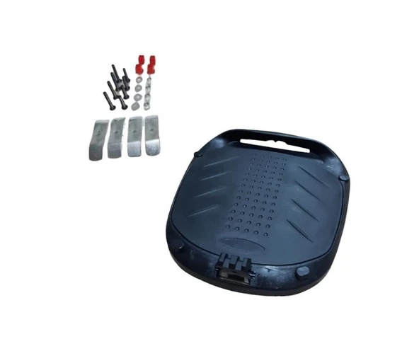 WOGEN 33 LİTRE MOTOSİKLET ARKA ÇANTA ALT BAĞLANTI TABLASI KOMPLE - 1