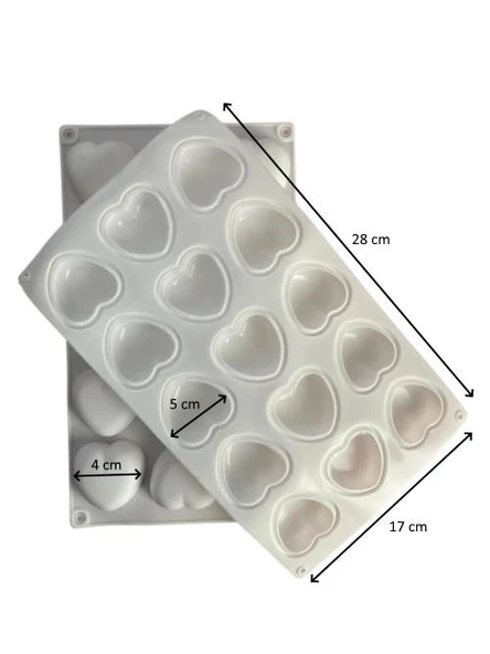 Pastaland Silikon Kek Kalıbı Kalp - Resim 2