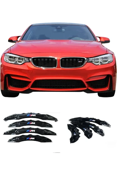 BMW F30 ///M SİYAH 17-18-19 JANTA UYUMLU 4.LÜ KALİPER KAPAGI ürün görseli