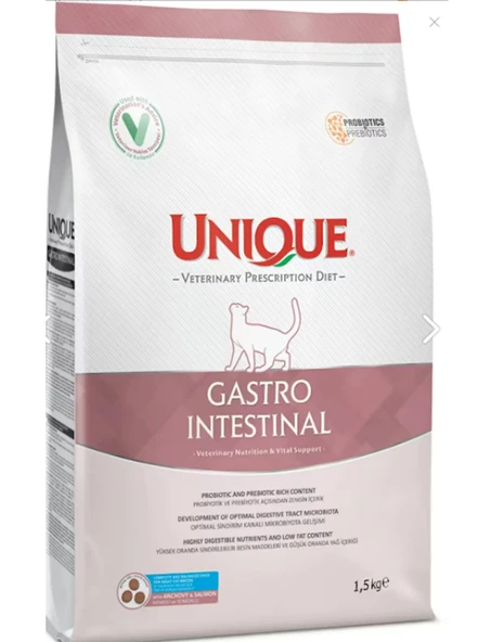 Unique Gastrointestinal Kedi Maması 1.5 kg ürün görseli 1