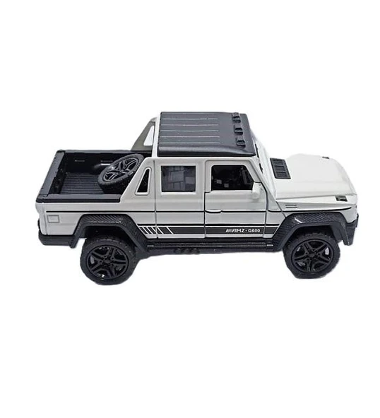 Çek Bırak Metal Kamyonet Beyaz 1:36 - 2