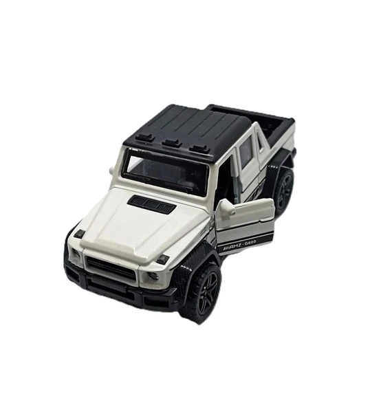 Çek Bırak Metal Kamyonet Beyaz 1:36