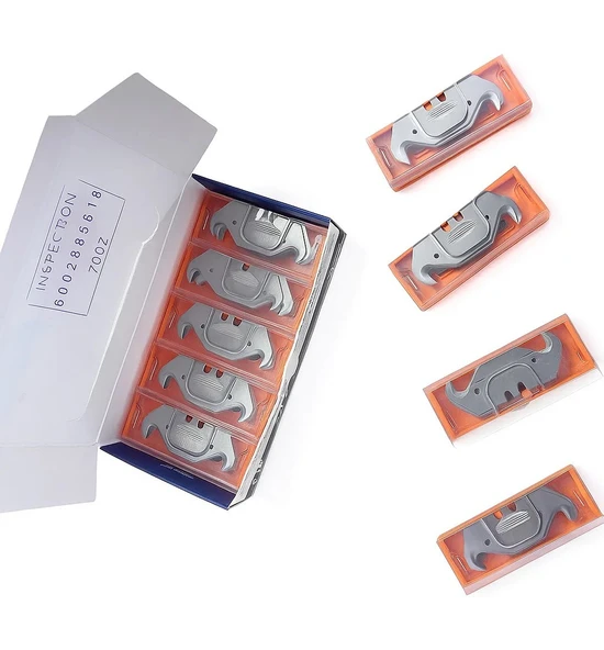 Kanca Çengel Bıçak Yedek Uç 100’lü Orijinal Lutz Solingen 65 Mikron