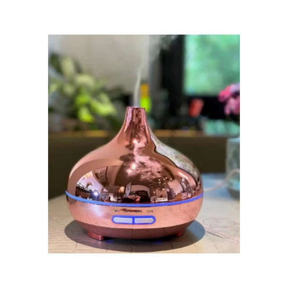 Hava Nemlendirici Parlak Gold Aromatik Oda Kokusu 550 Ml Kahve Aroma Difüzörü Buhar Nemlendırıcı - 3