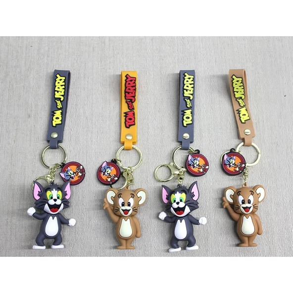 Ton Ve Jery Silikon Anahtarlık Alk4264