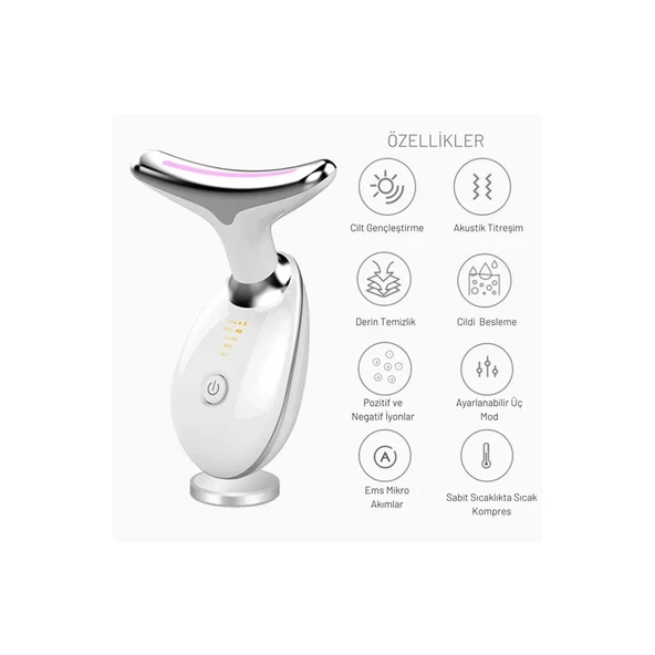 Yüz Ve Boyun Kırşıklık Giderici Ems Güzellik Cihazı ( Gıdık,sarkma,kırışıklık) - 4